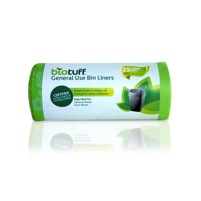 Bio Tuff Need Wipes biodegradable bin liners